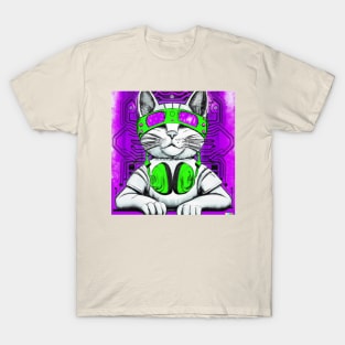 Techno cat - Catsondrugs.com - Techno Party Ibiza Rave Dance Underground Festival Spring Break  Berlin Good Vibes Trance Dance technofashion technomusic housemusic T-Shirt